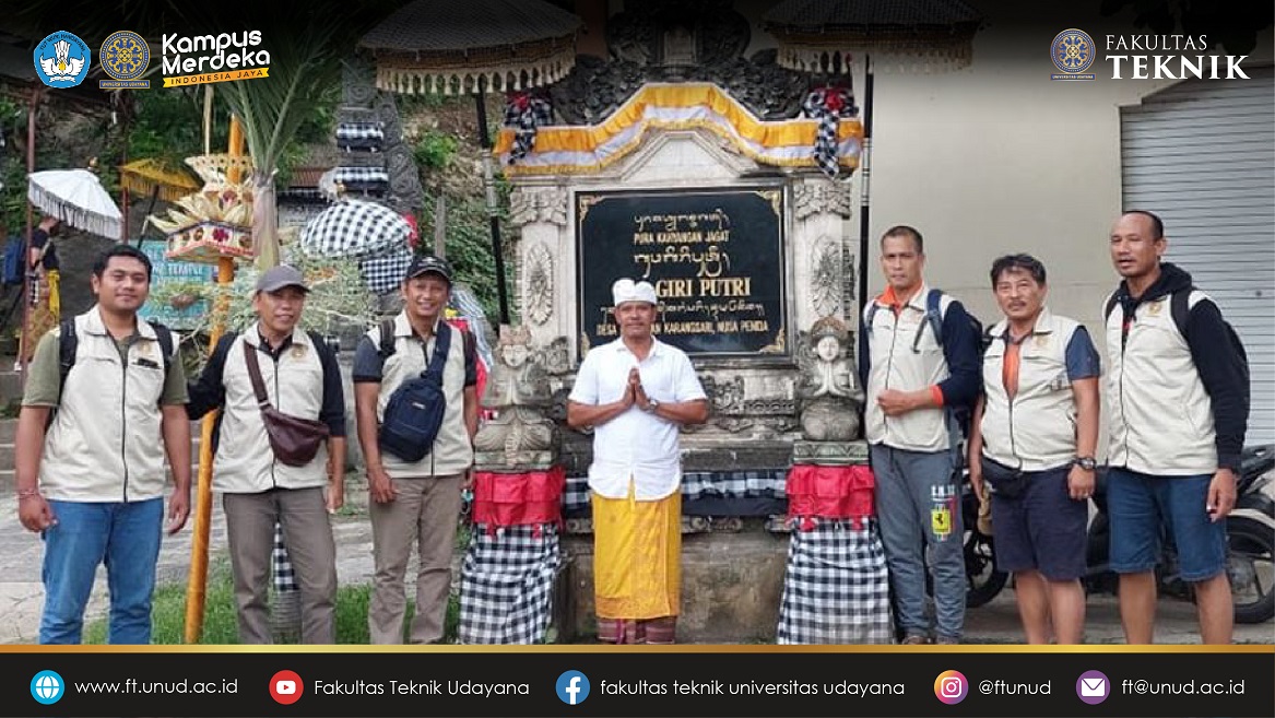 LPPM Udayana University and Faculty of Engineering Udayana University Conducted a Technical Study on Air Circulation of Goa Giri Putri Temple in Karangsari Traditional Village, Suana Village, Nusa Penida